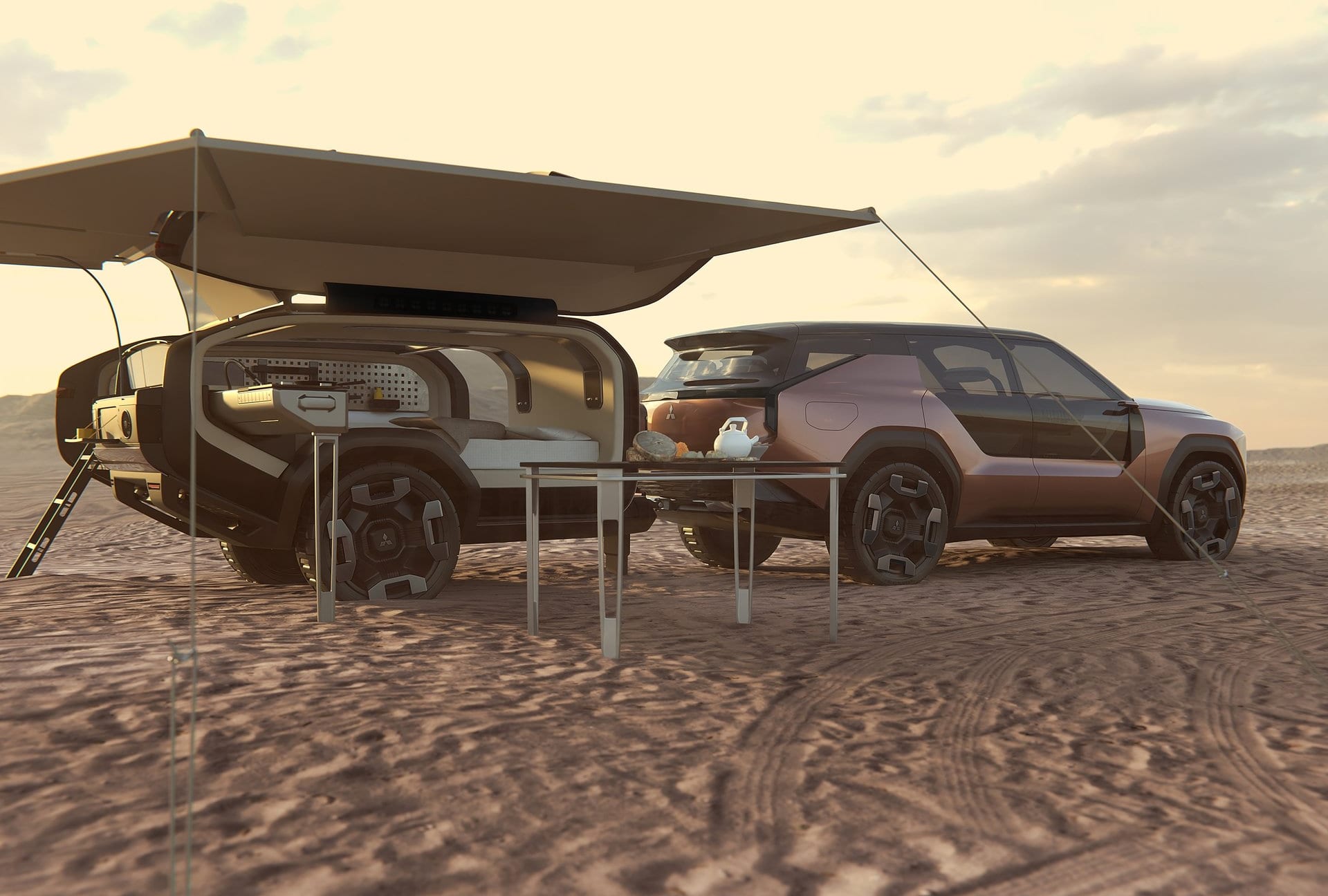 Glamping setup