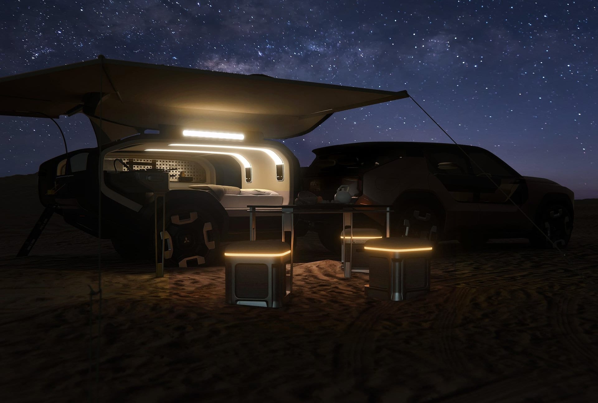 Camp under the stars