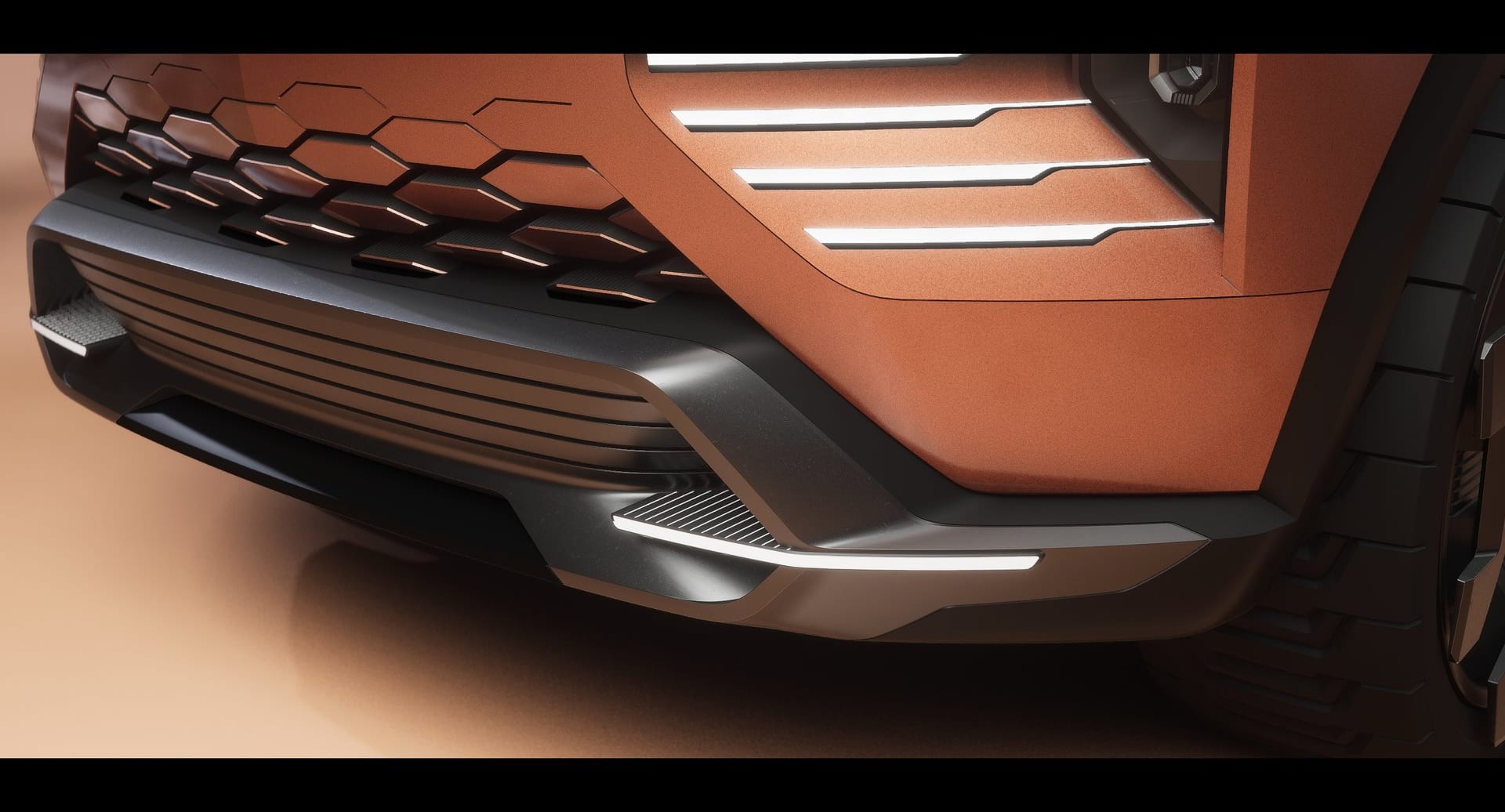 Front detail