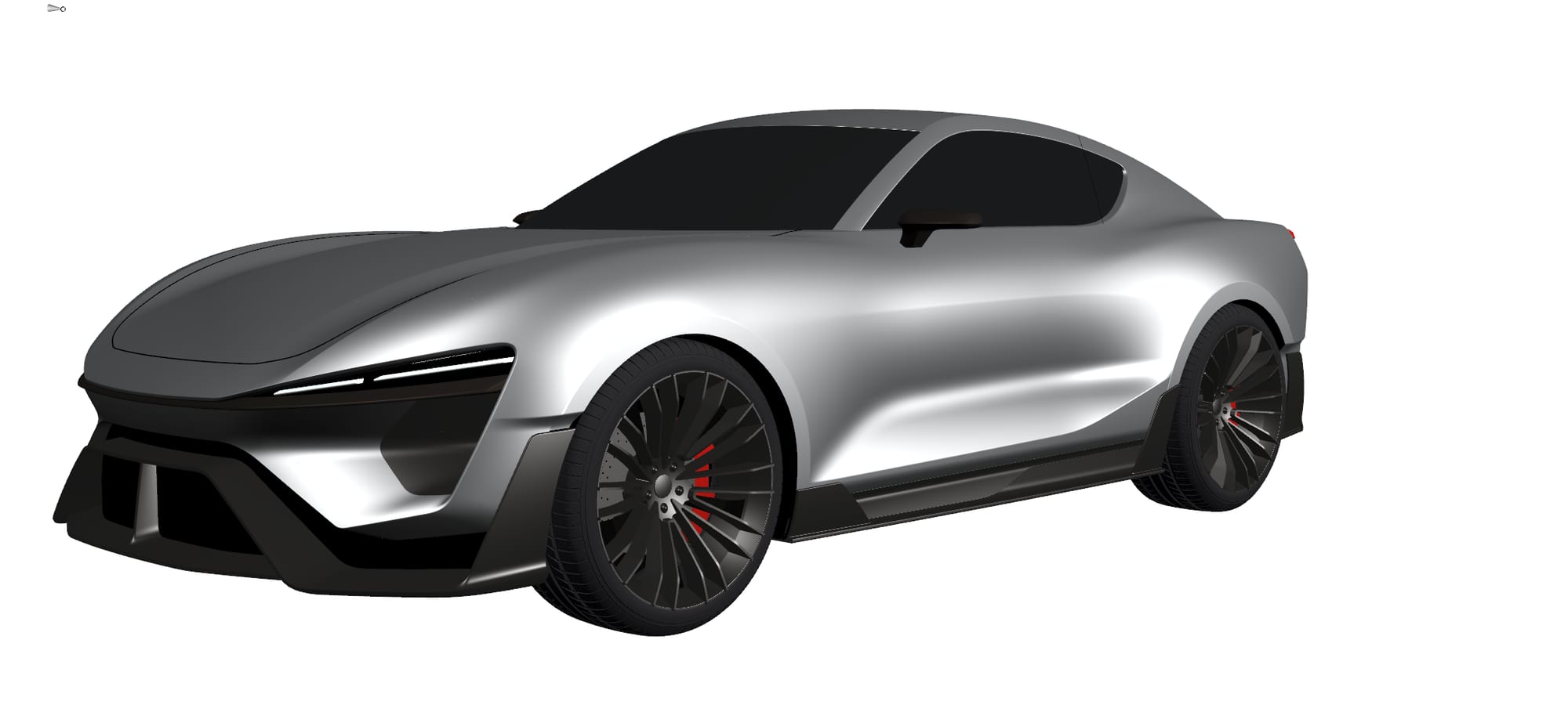 3D model — three-quarter