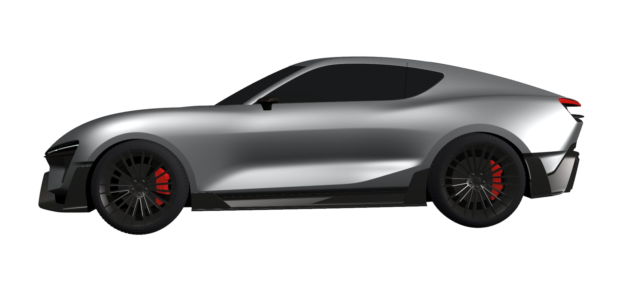 3D model — side